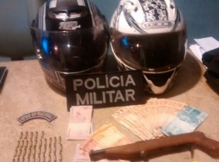 Homem furta motocicleta, assalta posto de combustíveis e é preso pela Polícia Militar em Marechal Floriano