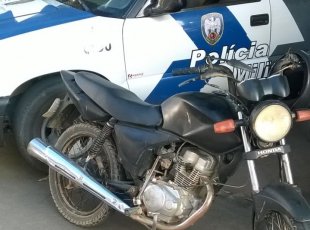 Motocicleta roubada em Guarapari é recuperada pela Polícia Militar em Afonso Cláudio