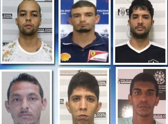 Integrantes de quadrilha da Bahia presos por roubo de malote com R$ 400 mil em shopping de VV