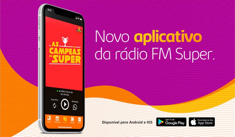 Rádio FM Super lança novo aplicativo para celular